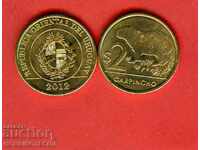 URUGUAY 2 Pesos issue - 2012 NEW UNC