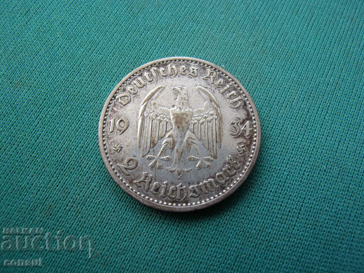 Germania III Reich 2 Timbre 1934 Rare cu preț € 15.34 | 30.00 BGN