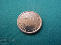Mozambique 50 Centavo 1973 Rare