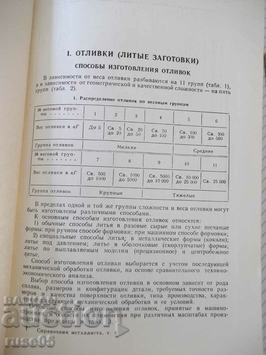 Book "Reference metallist-volume 4-N.S. Acherkan" - 780 pages. - 5 Book "Reference metallist-volume 4-N.S. Acherkan" - 780 pages. - 5