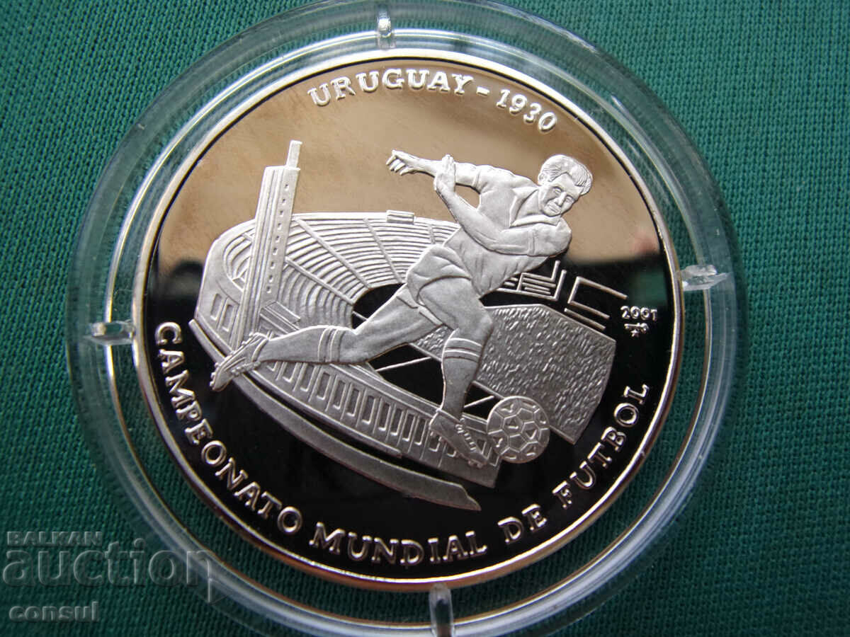 Cuba 10 Pesos 2001 UNC PROOF Rare