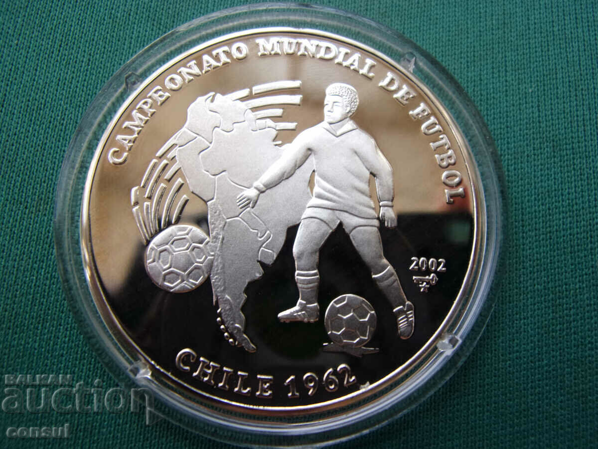 Cuba 10 Pesos 2002 UNC PROOF Rar