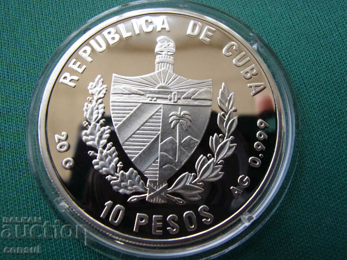 Κούβα 10 Πέσος 2002 UNC ΑΠΟΔΕΙΞΗ Σπάνιο με τιμή € 40.90 | 79.99 BGN