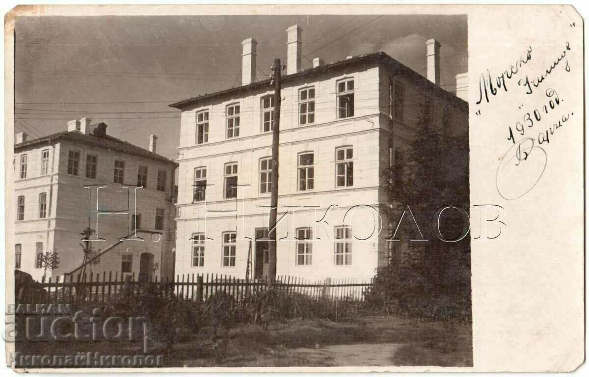 1930 OLD PHOTO VARNA NAVAL SCHOOL B936