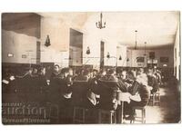 OLD PHOTO OF VARNA CADETS IN CANTEEN B939