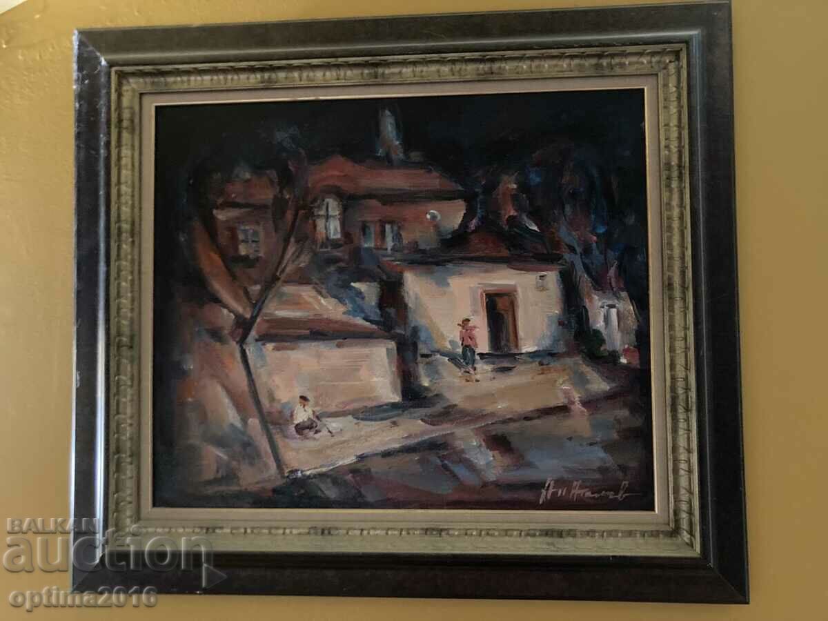 Painting "Bulgarian village"