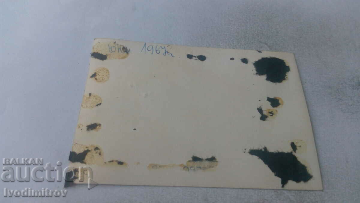 Photo Gypsy woman in front of her house, 1967 with price 1.65 BGN | € 0.84