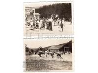 LOT 5x SMALL OLD PHOTOS BOILER CHILDREN SUMMER B943