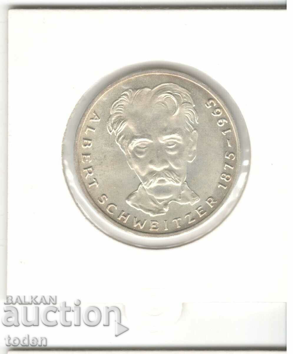 Аукцион Germany-5 Deutsche Mark-1975 G-KM#143-Albert Schweitzer-Silv Аукцион Germany-5 Deutsche Mark-1975 G-KM#143-Albert Schweitzer-Silv