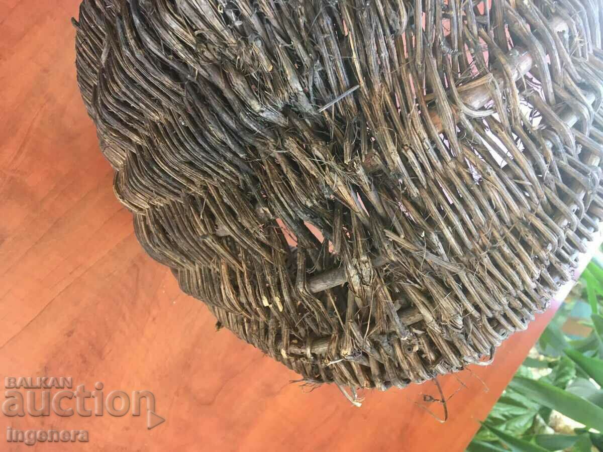 BASKET WICKED BASKET ANTIQUE - 7 BASKET WICKED BASKET ANTIQUE - 7