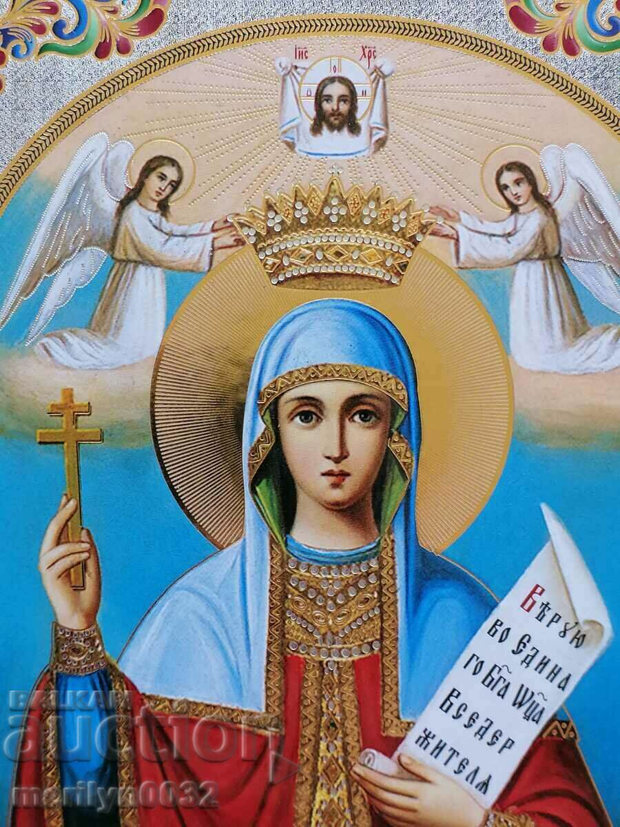 Icoana bulgară Mare Muceniță Paraskeva Pyatnitsa cruce - 6