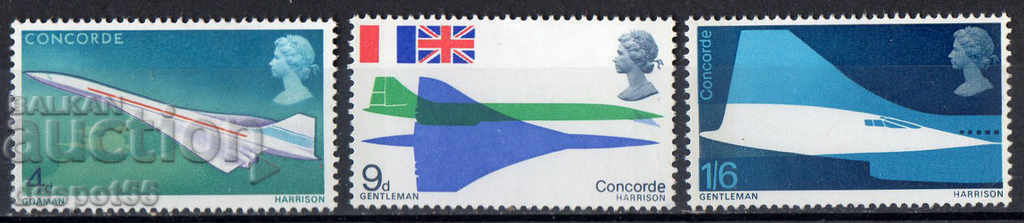 1969. Marea Britanie. Primul zbor al prototipului Concorde