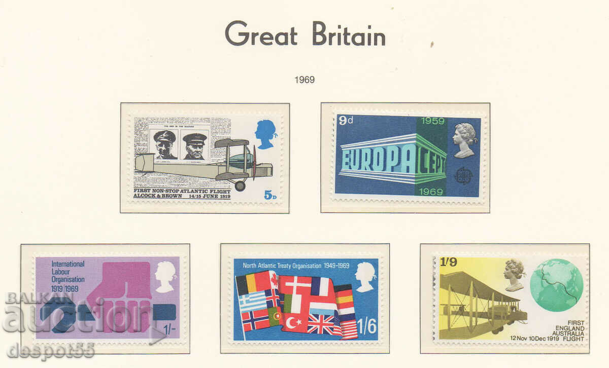 1969. Μεγάλη Βρετανία. επετείους.