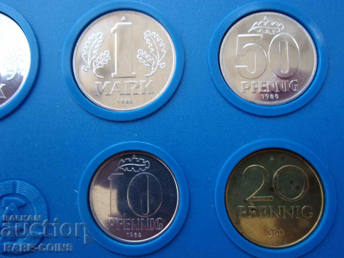 Δημοπρασία GDR Set 1980 UNC Rare Original