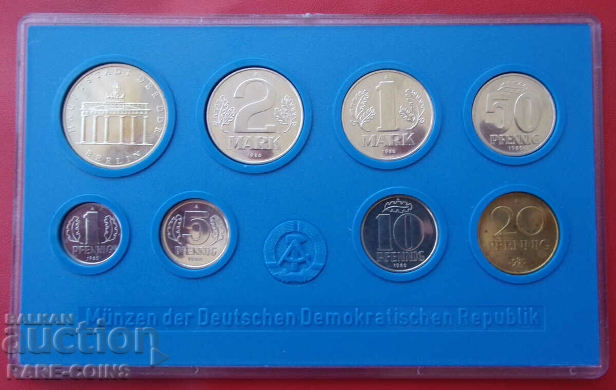 GDR Set 1980 UNC Rare Original