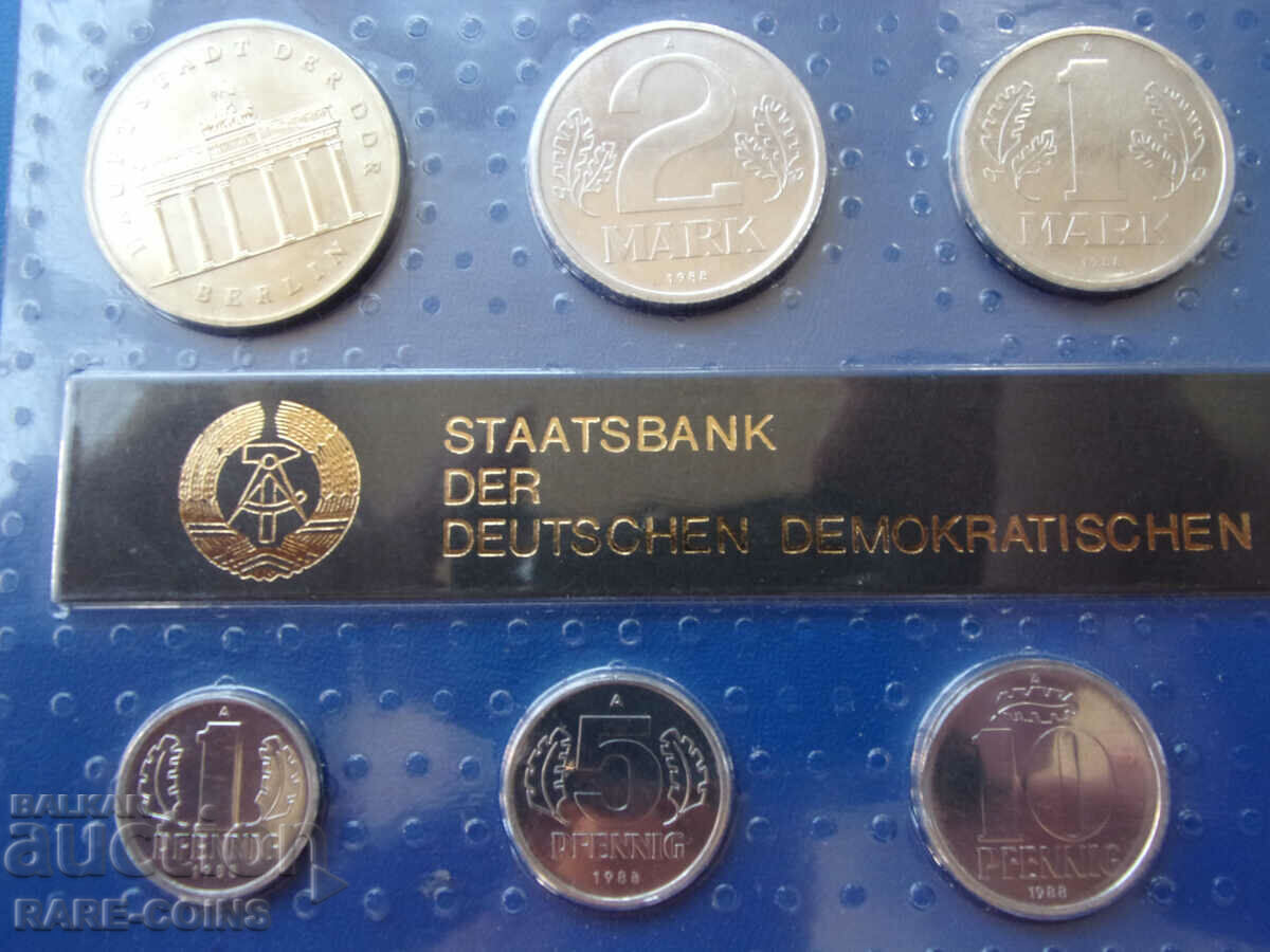 GDR Set 1988 UNC Rare Original with price € 81.81 | 160.01 BGN