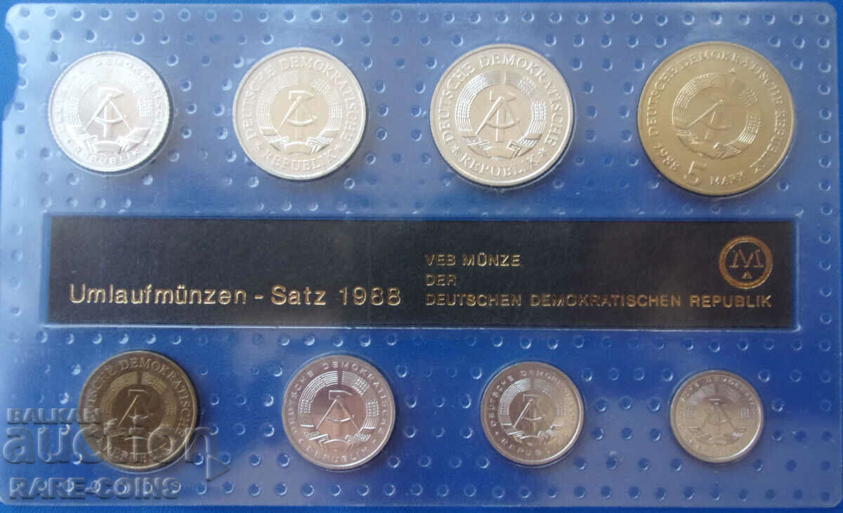 Delivery of GDR Set 1988 UNC Rare Original