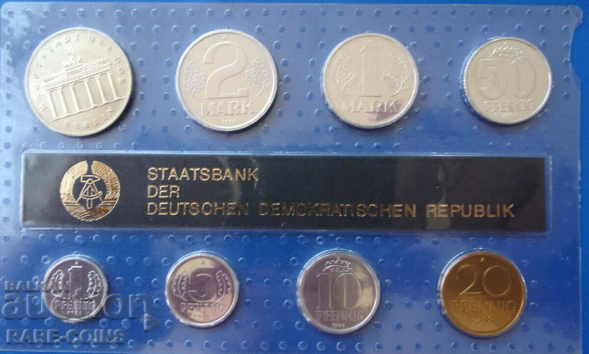 Σετ GDR 1988 UNC Rare Original