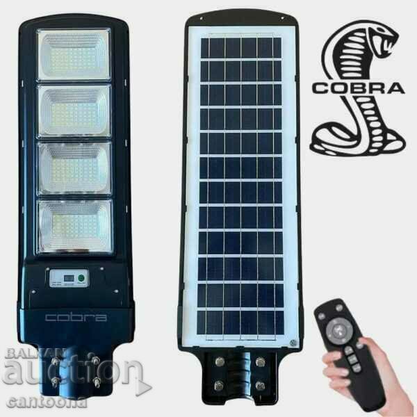 1200W LED Cobra Solar Street Light with Remote, Sensor with price 89.99 BGN | € 46.01 1200W LED Cobra Solar Street Light with Remote, Sensor with price 89.99 BGN | € 46.01