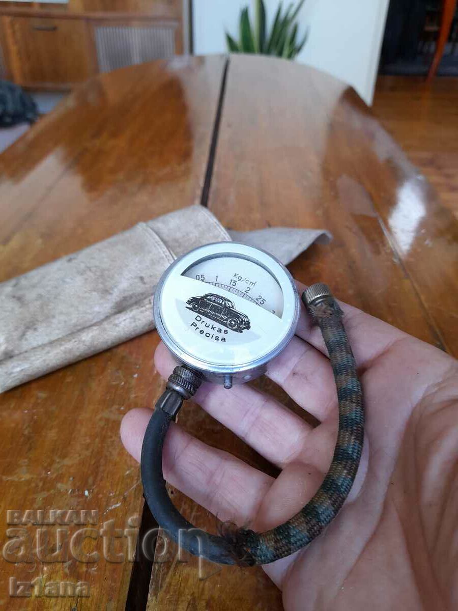 Auction Old Drukas Precisa tire pressure gauge Auction Old Drukas Precisa tire pressure gauge