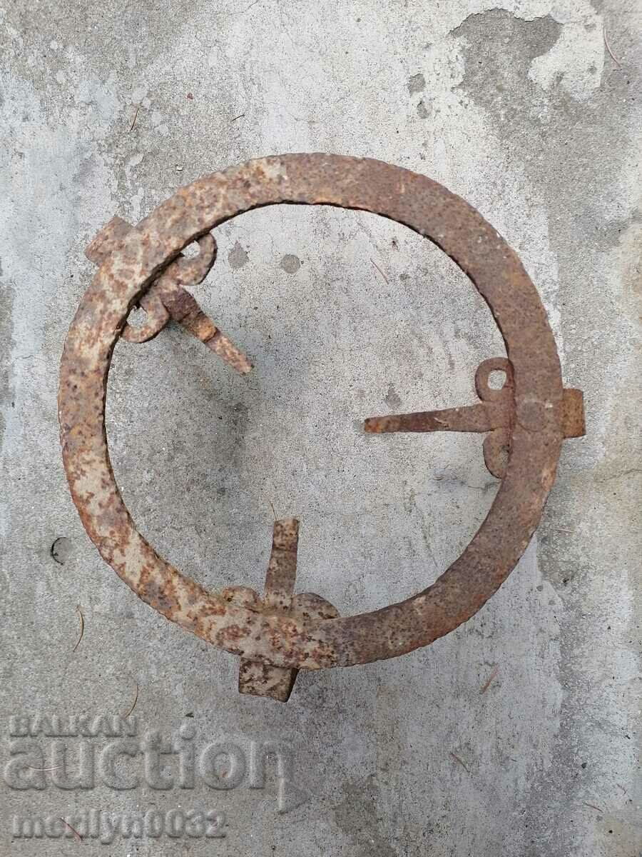 Delivery of Antique wrought iron stove, hearth, grill, wrought iron Delivery of Antique wrought iron stove, hearth, grill, wrought iron