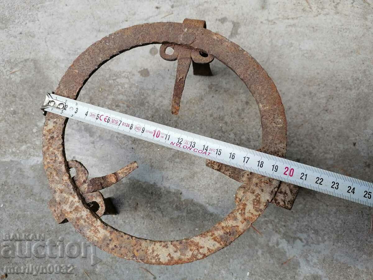 Antique wrought iron stove, hearth, grill, wrought iron - 5 Antique wrought iron stove, hearth, grill, wrought iron - 5