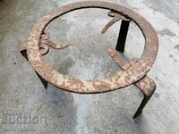 Antique wrought iron stove, hearth, grill, wrought iron