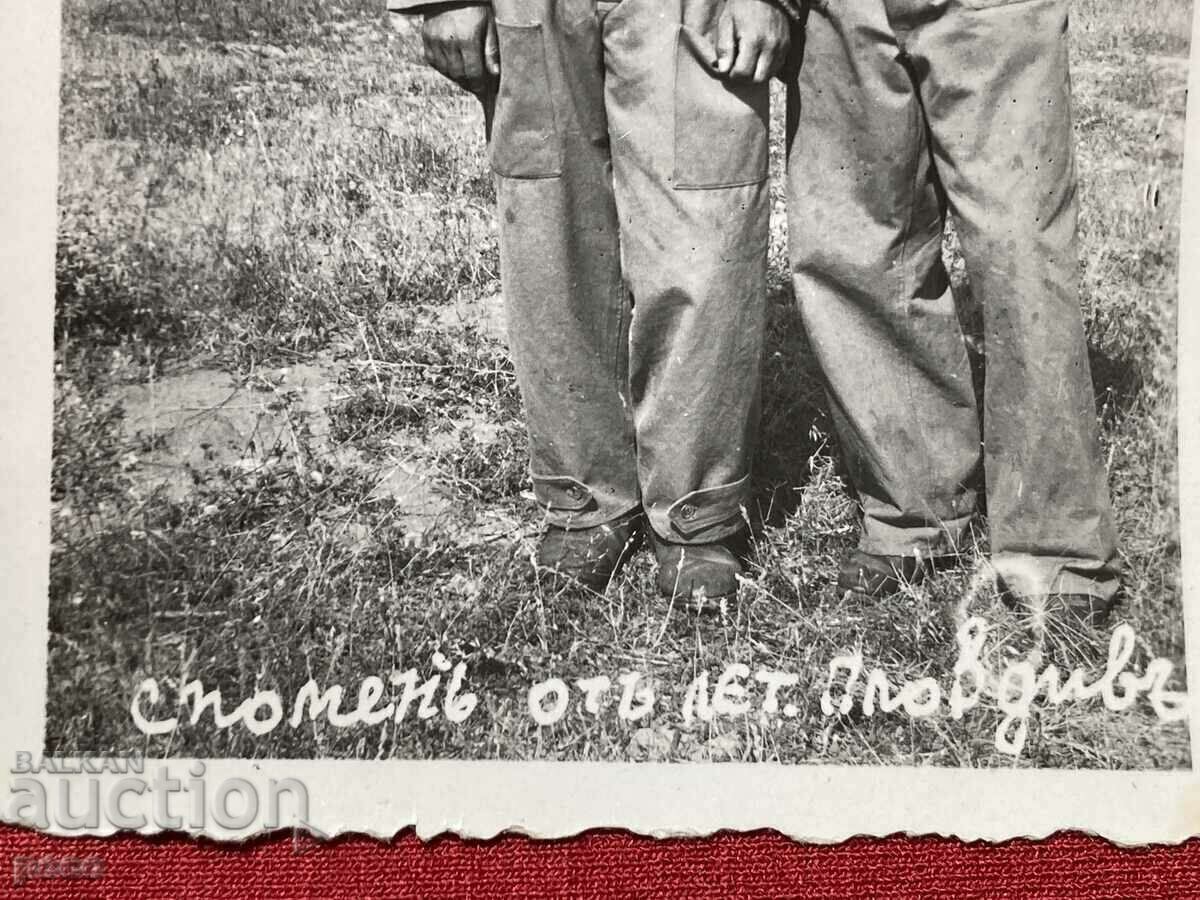 Plovdiv Airport 1938 Aviators Aviation technicians - 6 Plovdiv Airport 1938 Aviators Aviation technicians - 6