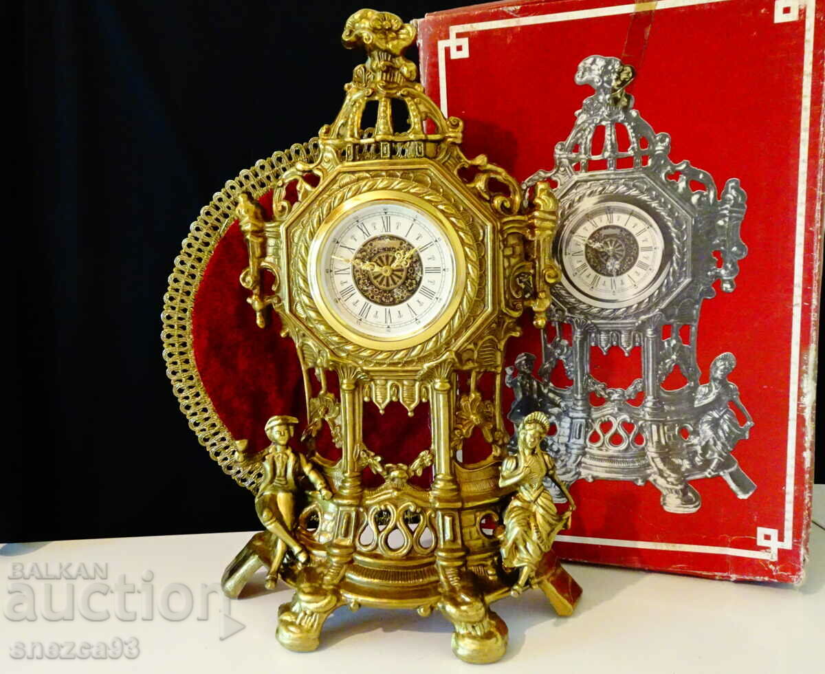 Μηχανικό μπρούτζινο ρολόι W.Germany.