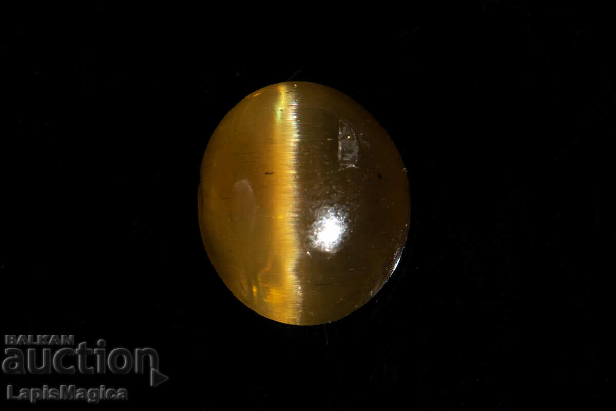 Apatite with cat's eye effect 3.17ct oval