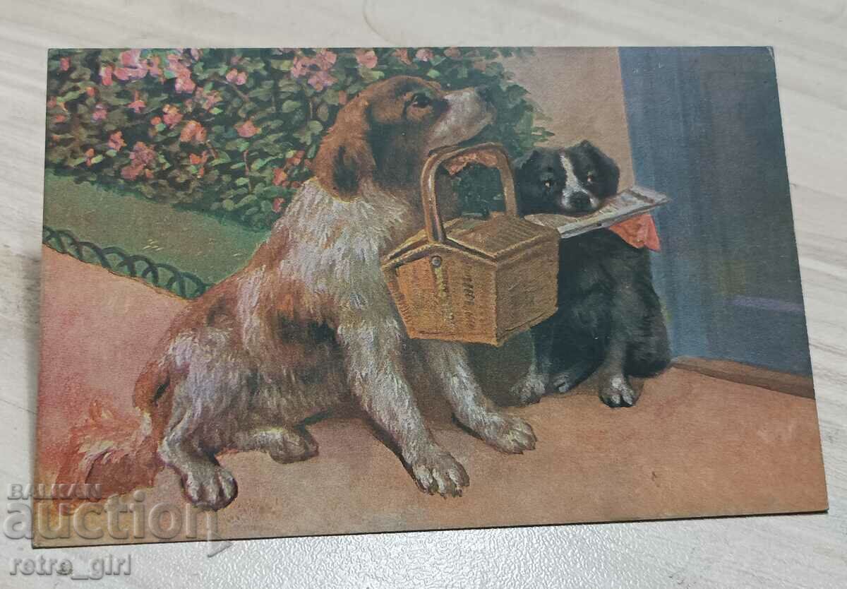 Η πώληση μια παλιά καρτ-ποστάλ.