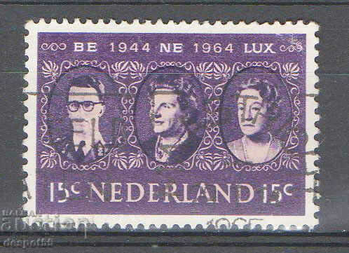 1964. Olanda. 20 de ani de la BENELUX.