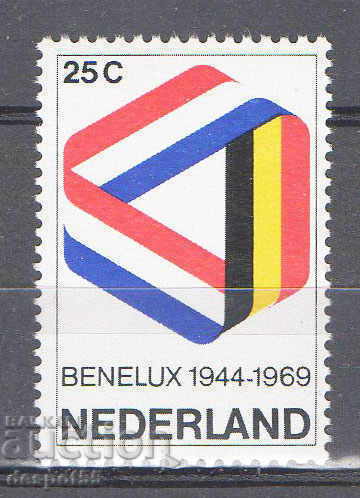 1969. The Netherlands. The 25th anniversary of the Benelux.