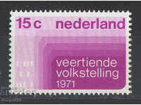 1971. Нидерландия. Преброяване на населението.