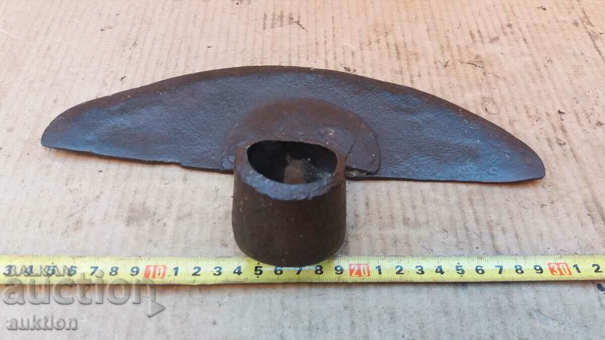 Auction OLD WROUGHT HOE, SHOOT TOOL Auction OLD WROUGHT HOE, SHOOT TOOL