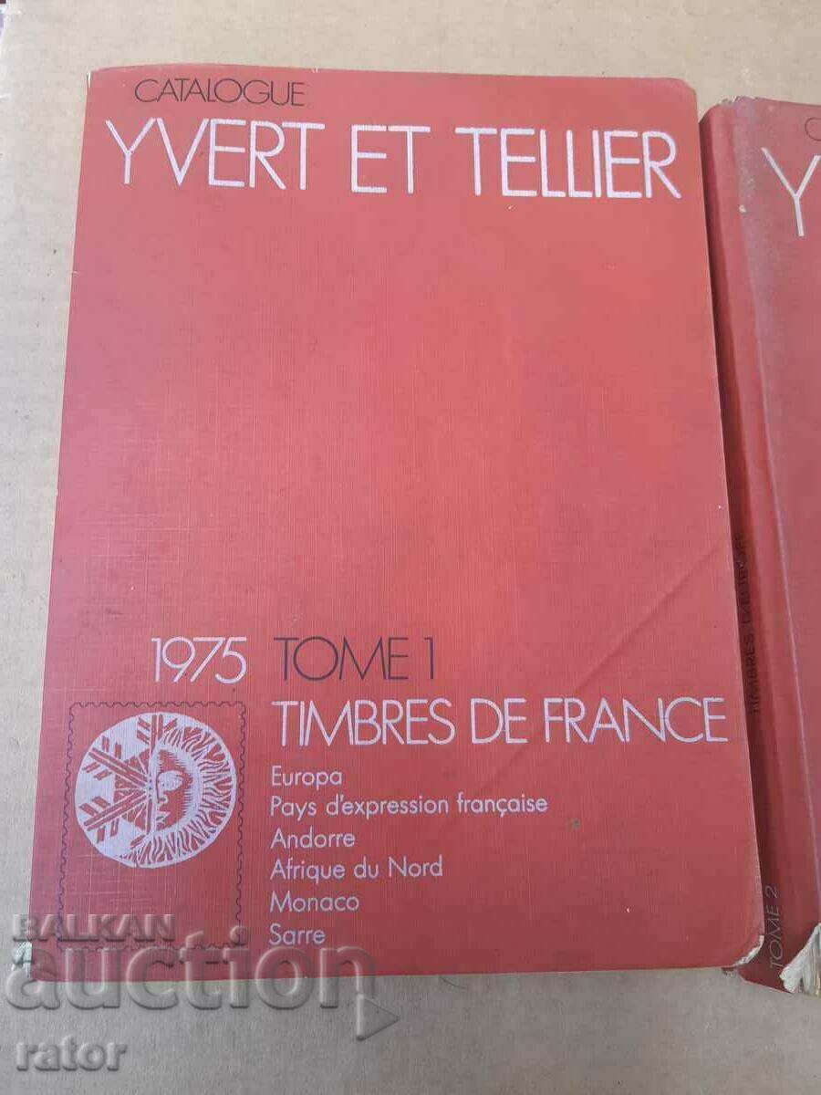 Cataloage YVERT 1975 - Volumul 1, 2 si 3. Catalog filatelic cu preț € 5.99 | 11.72 BGN