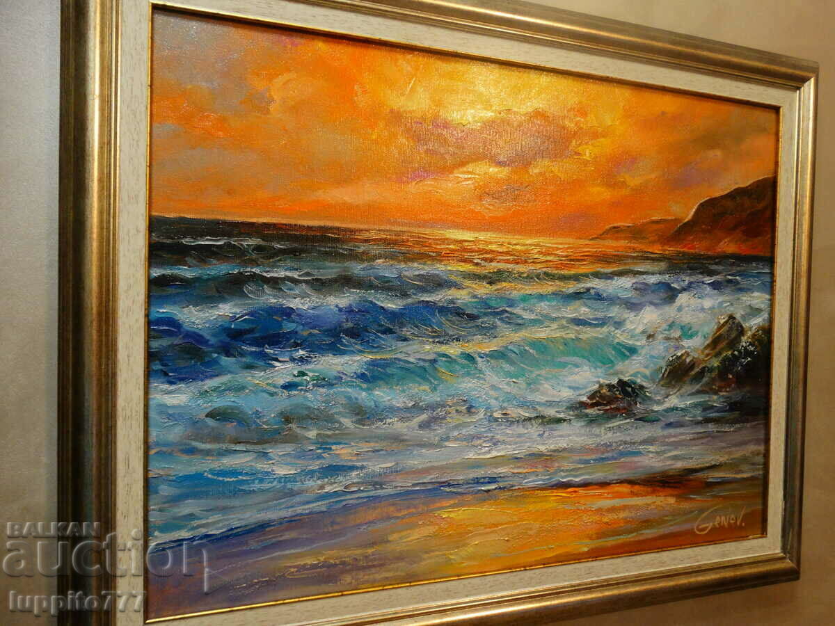 author painting oil canvas with frame artist Dimitar Genev - 5 author painting oil canvas with frame artist Dimitar Genev - 5