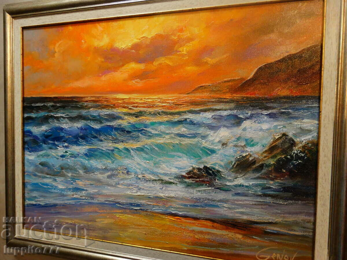 author painting oil canvas with frame artist Dimitar Genev - 6 author painting oil canvas with frame artist Dimitar Genev - 6