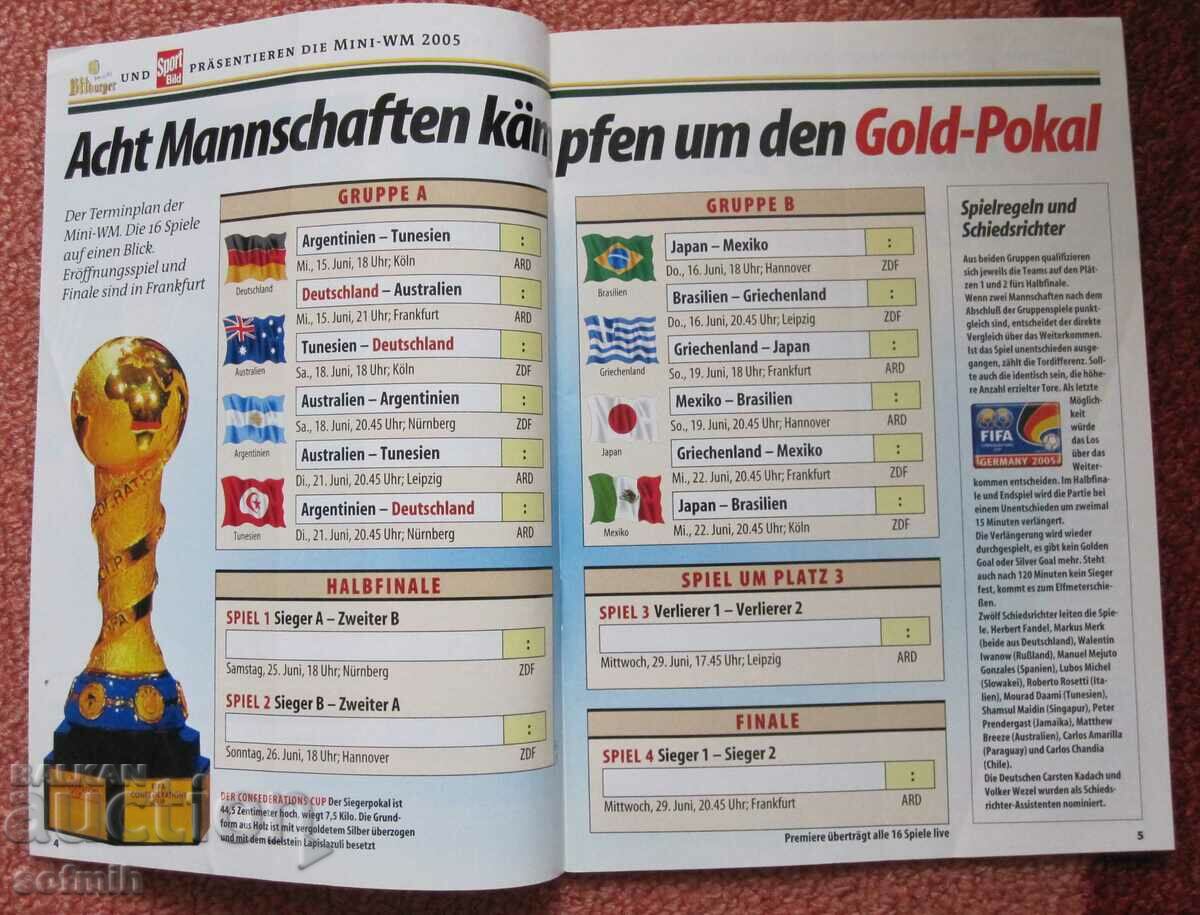 Auction  football brochure World Cup 2006