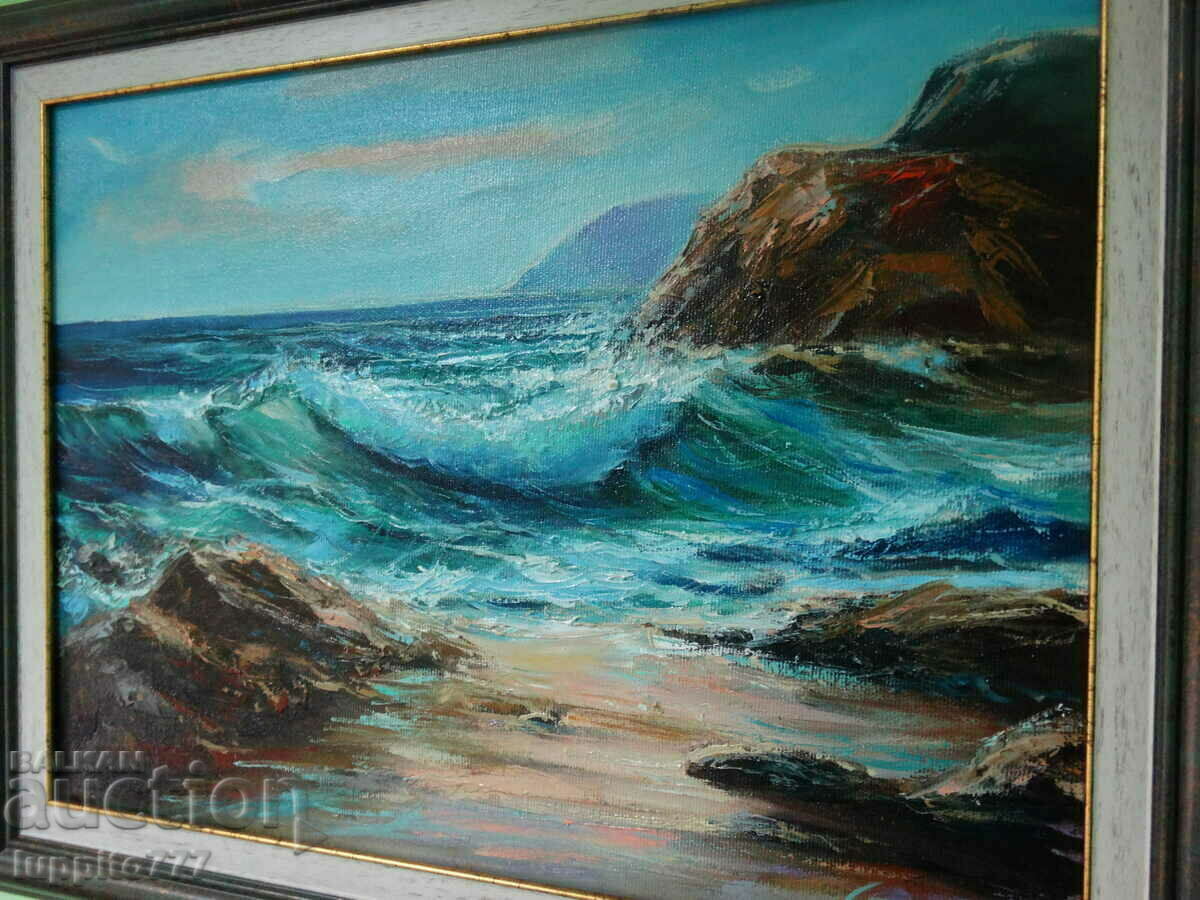 author painting oil canvas with frame artist Dimitar Genev - 5 author painting oil canvas with frame artist Dimitar Genev - 5