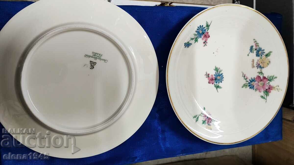 Porcelain LIMOGES dessert plates with price 120.00 BGN | € 61.36 Porcelain LIMOGES dessert plates with price 120.00 BGN | € 61.36