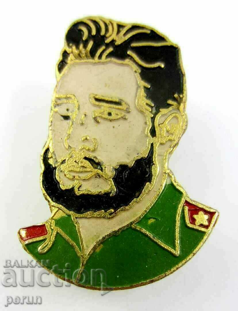 Veche insignă cubaneză - Fidel Castro - Original - Steagul Cadou cu preț 17.99 BGN | € 9.20