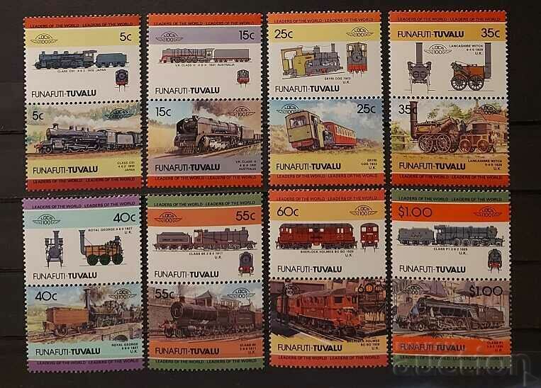 Tuvalu/Funafuti 1984 Locomotive MNH seria a doua