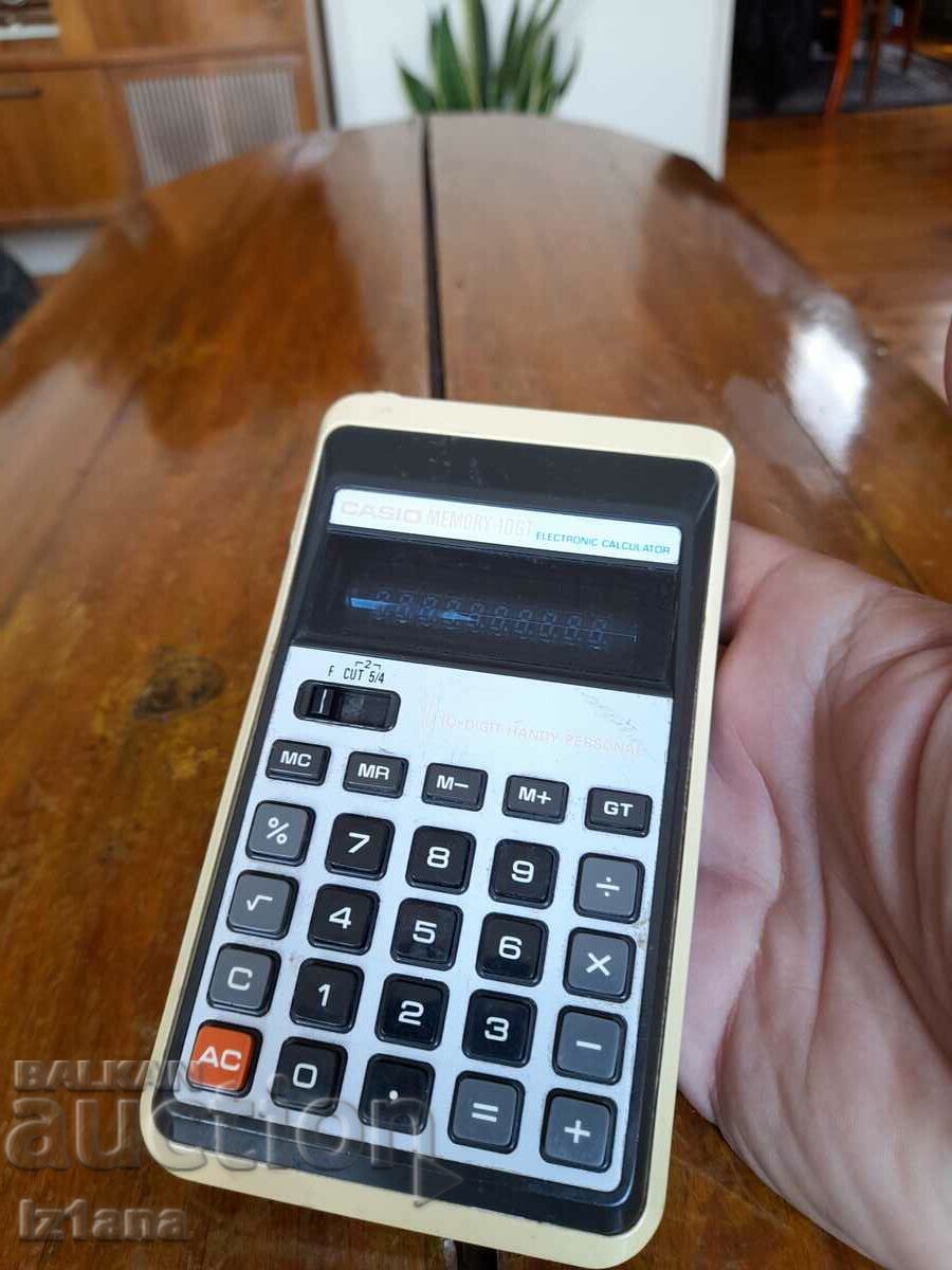Old Casio Memory 10GT calculator with price 16.00 BGN | € 8.18 Old Casio Memory 10GT calculator with price 16.00 BGN | € 8.18