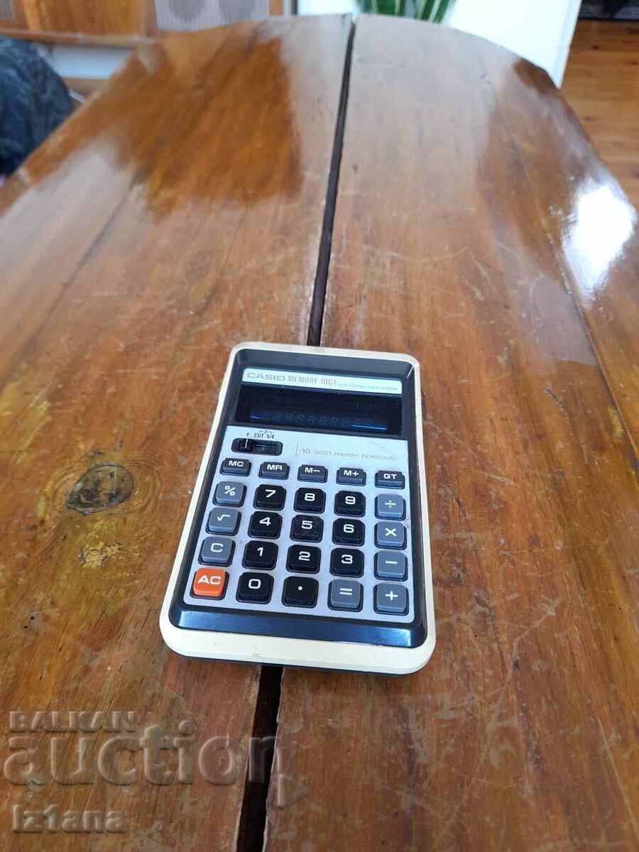 Old Casio Memory 10GT calculator Old Casio Memory 10GT calculator