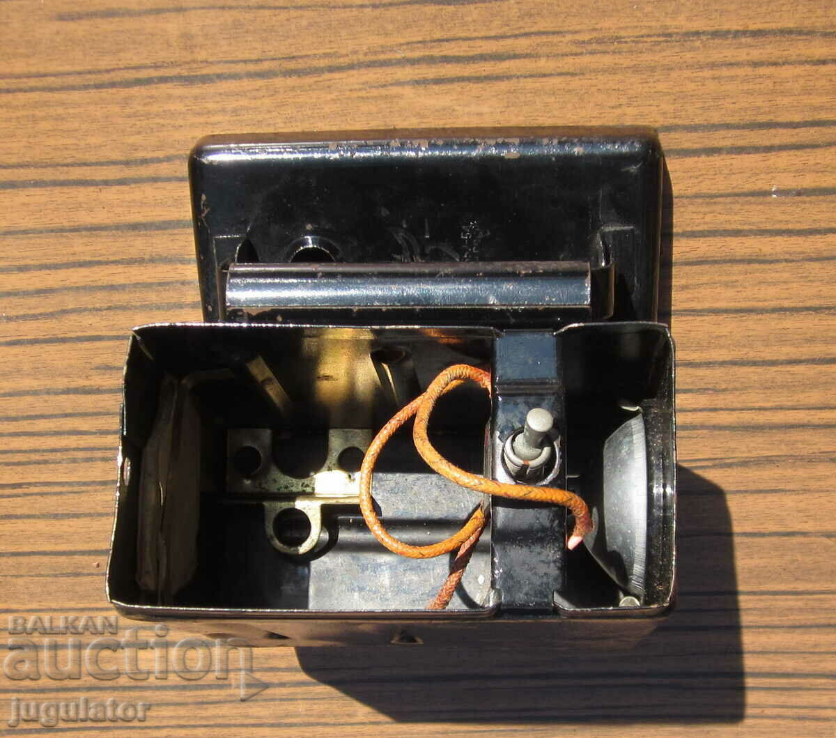 old Russian military lantern with markings - 7