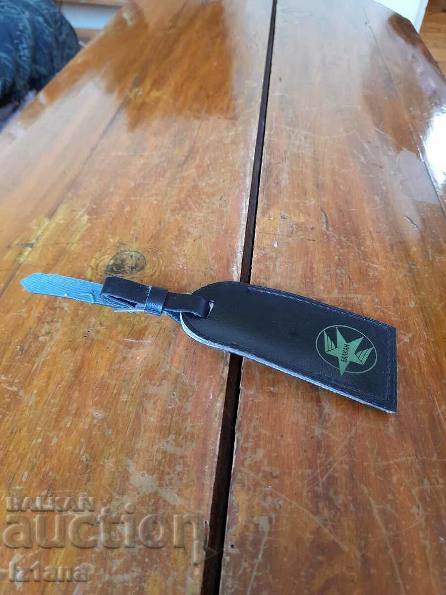 Παλιά ετικέτα αποσκευών, ετικέτα BGA Balkan, Balkan