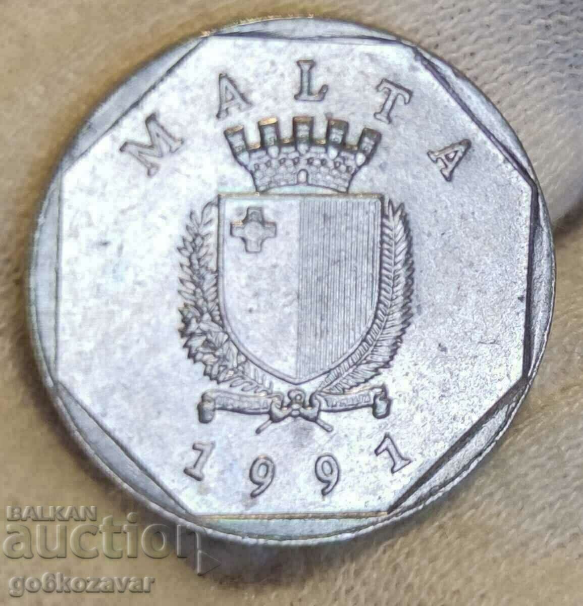 Malta 5 cenți 1991