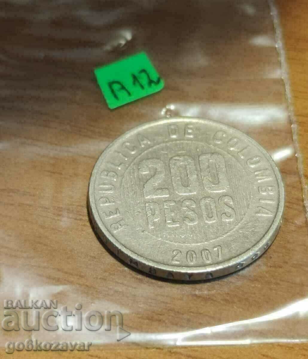 Auction  Colombia 200 pesos 2007