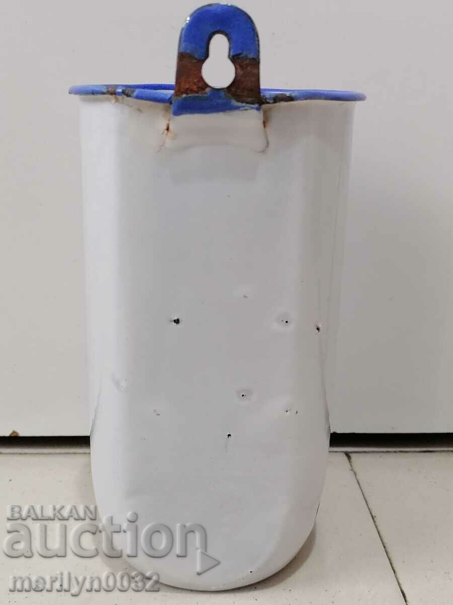 Auction Enameled vessel, pitcher with enamel device for enemas, irrigator Auction Enameled vessel, pitcher with enamel device for enemas, irrigator